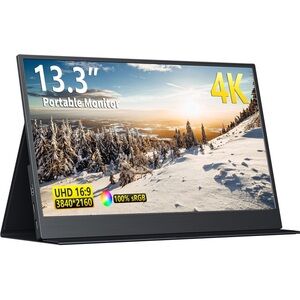 NEW MAGICRAVEN 4K Portable Monitor 13.3" - 3840 * 2160 UHD IPS Portable Screen